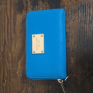 Michael Kors blue wallet